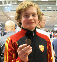 Jesper tog brons i vikten Jesper tog brons i vikten