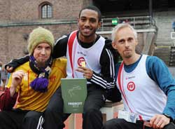 DM-medaljörerna Calle, Napoleon och Brian DM-medaljörerna Calle, Napoleon och Brian