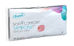 Beppy - tampongen utan snöre - 4 st Beppy - tampongen utan snöre - 4 st