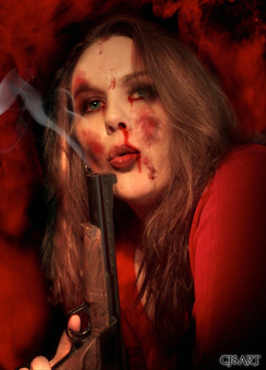 "Lana Gun" Photographic Manipulation By Gareth J Swift
