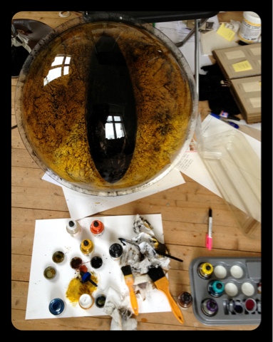 Dragon eye painted... 