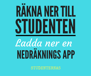 Nedräknings app till studenten Nedräknings app till studenten
