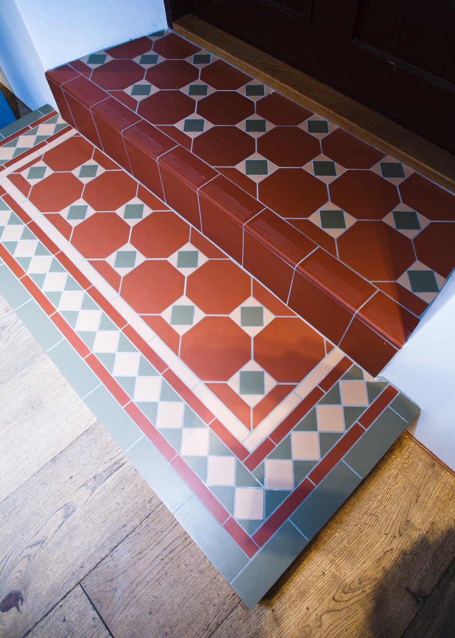 Victorian tiles, viktorianskt klinker, viktorianskt kakel, köks ...