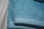 Hårhanduk av bambu aqua 50*100