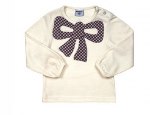 Tjejtröja med rosett stl 5-6 år