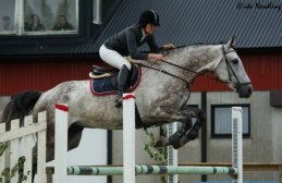 Lord Woltermort hoppar 1.20 med Kristina.