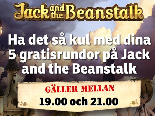 Free spins på Jack and the Beanstalk