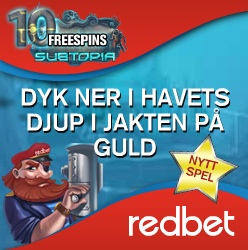 Få gratis free spins på det nya spelet Subtopia!