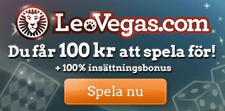 No deposit bonus från Leo Vegas ger dig 100kr helt gratis!