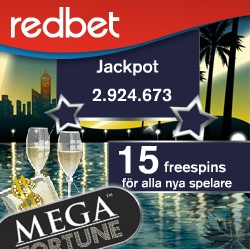 15 free spins gratis hos RedBet