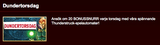 Få hela 20 free spins på Thunderstruck II hos Ladbrokes!
