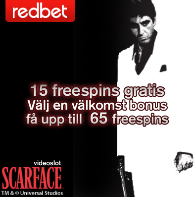 15 free spins helt gratis hos RedBet!