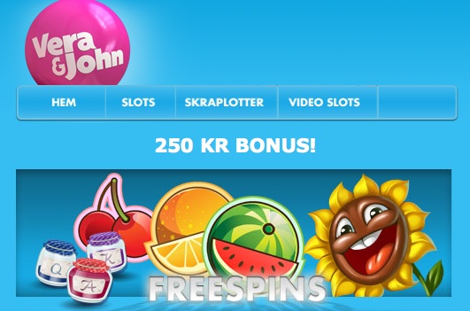 Free spins & Casinobonus hos Vera&John idag.
