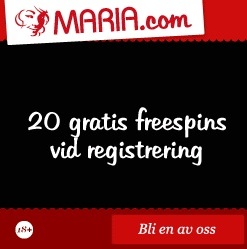 Gratis free spins hos Maria Casino!