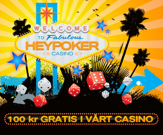 No deposit bonus & Free spins hos HeyPokerKasino!