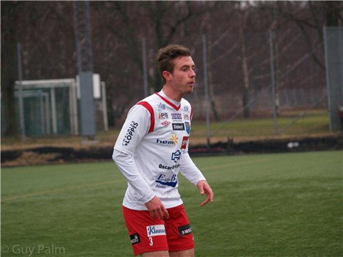 Mårten Andersson i debuten mot Lunds BK. Foto Guy Palm Mårten Andersson i debuten mot Lunds BK. Foto Guy Palm