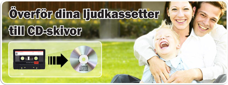 Överföra Ljud kassettband till CD hos Familjefilm.se Överföra Ljud kassettband till CD hos Familjefilm.se