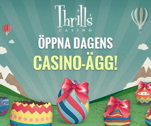 Påskkalender med gratissnurr hos Thrills!