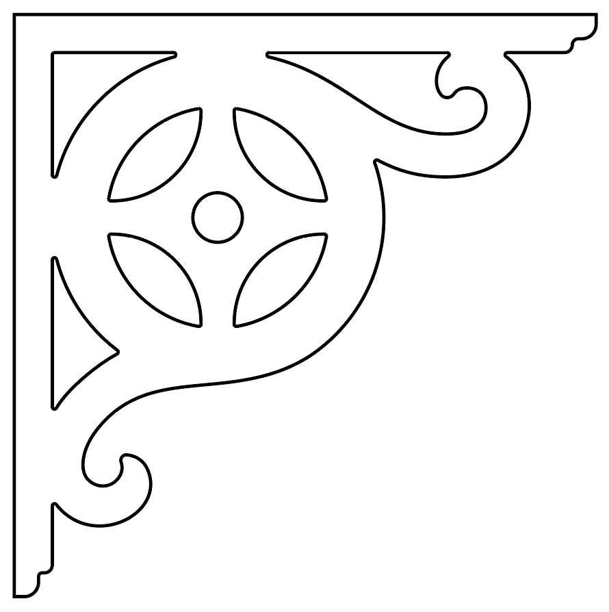 Konsole 001 | Hausdekoration, Giebelschmuck, Dachschmuck, Gaubenschmuck