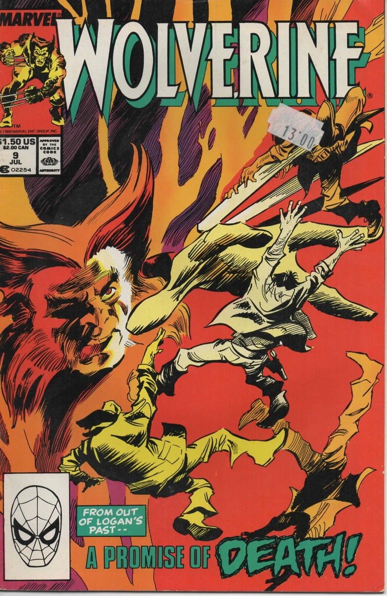 Resultado de imagem para WOLVERINE 1988# 09