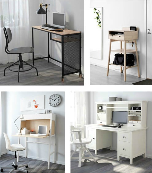 Det finns många bra och kreativa lösningar för kontor och arbetsplats. Bilder från IKEA Det finns många bra och kreativa lösningar för kontor och arbetsplats. Bilder från IKEA