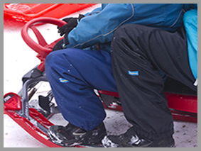 Slitstark bävernylonbyxa fodrad med bambufleece.