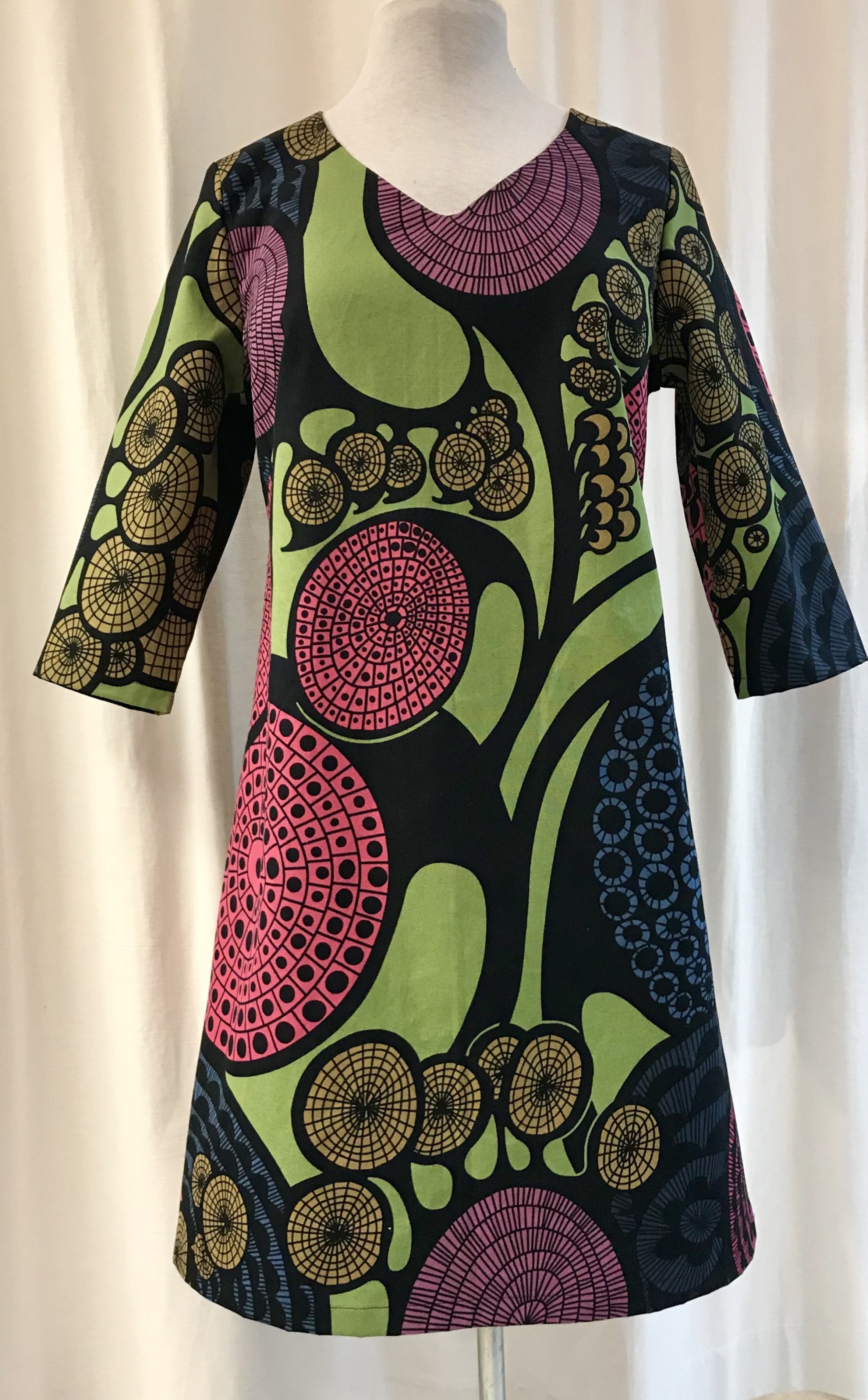 Solbritt Klänning Grön Retro | Sara Laholm Solbritt Klänning Grön Retro | Sara Laholm