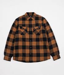 Dickies Jacka Fodrad flanell Lansdale brownduck | rebellclothes Dickies Jacka Fodrad flanell Lansdale brownduck | rebellclothes
